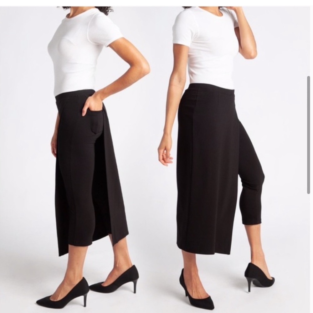 BetaBrand The Sassiest Pants Black Womens Size Small Skirt